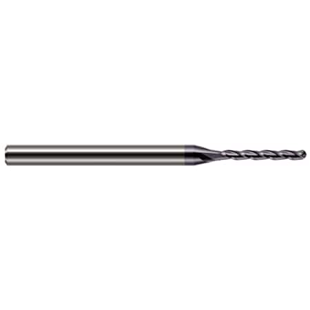 Miniature End Mill - Ball - Long Flute, 0.0400, Number Of Flutes: 3